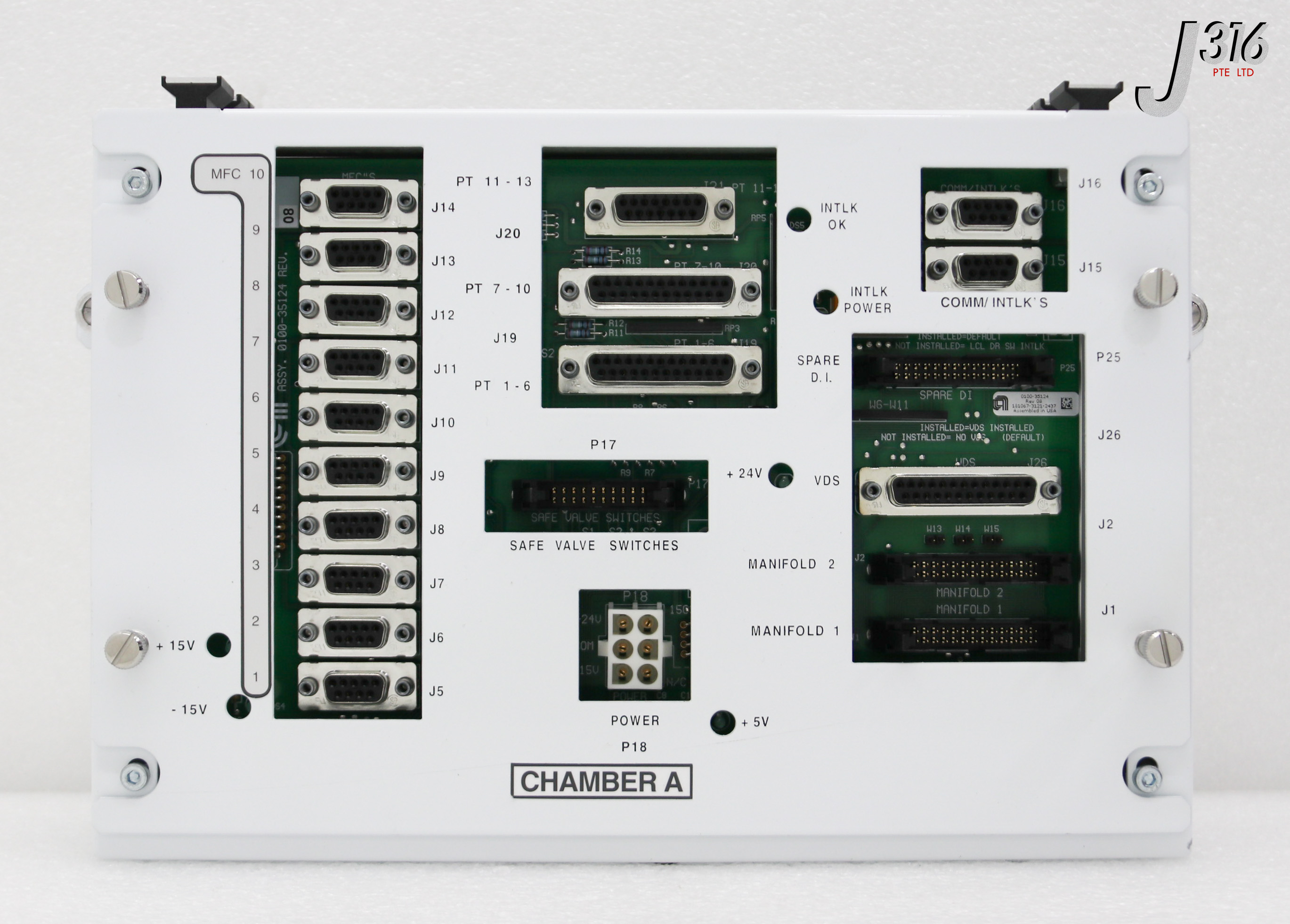 38102 APPLIED MATERIALS SERIPLEX MUX I/O PCB(1) , (WORKING) 0190